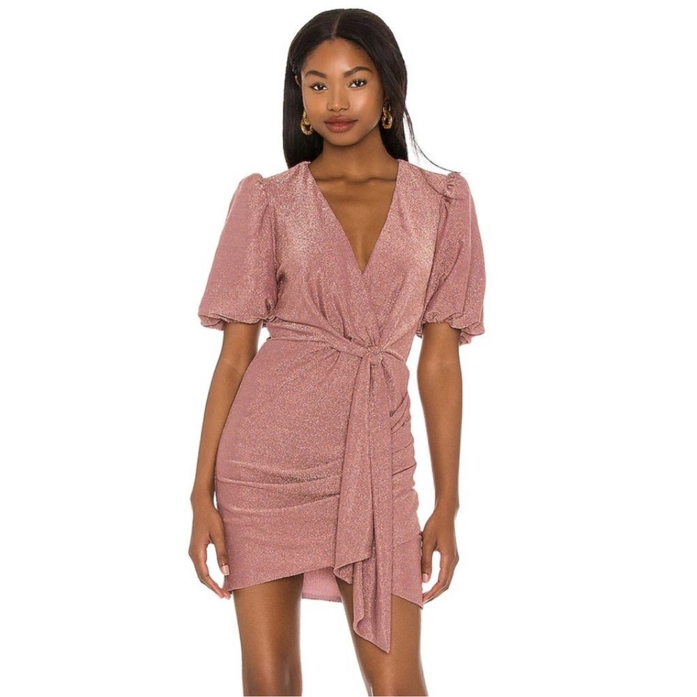Saylor Deb‎ Mini Dress in Rose size Large